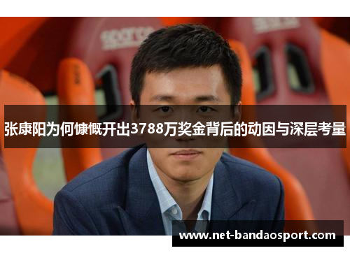 张康阳为何慷慨开出3788万奖金背后的动因与深层考量